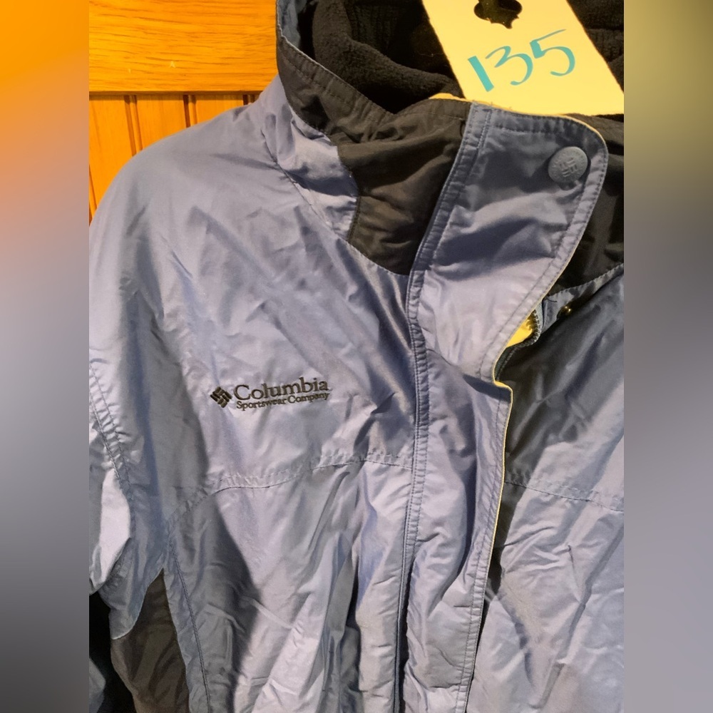 Columbia Two-Tone Blue and Yellow Jacket - Picture 2 of 4